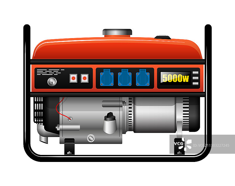 便携式发电机停电应急图片素材