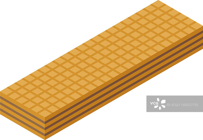 2.5D华夫饼店图标图片素材