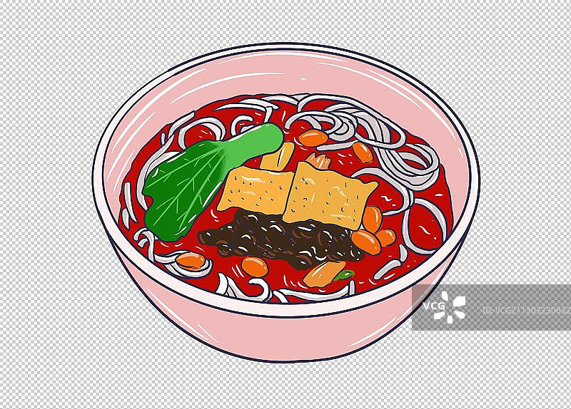 元素：手绘螺蛳粉图片素材