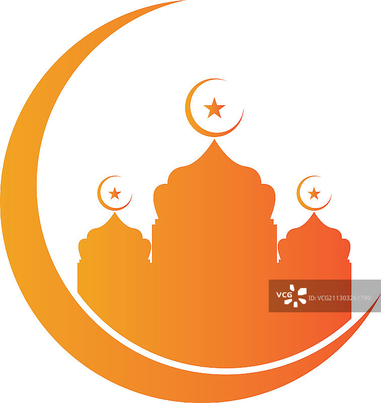 斋月Logo模板图片素材