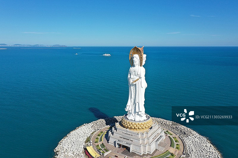 中国海南-南海观世音菩萨图片素材