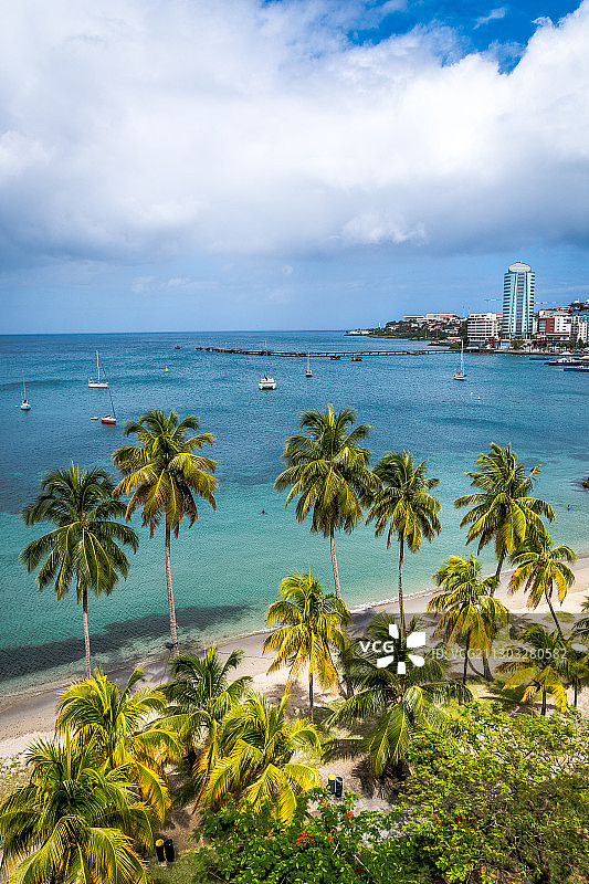 马提尼克海景图片素材