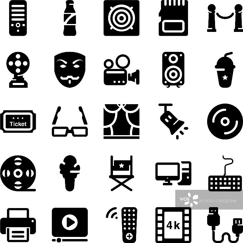 电影器材实体图标图片素材