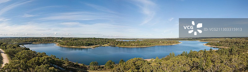 澳大利亚维多利亚州穆鲁杜克湖全景图片素材