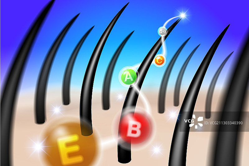 滋养头发和头皮图片素材