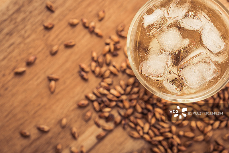 中国传统茶饮大麦茶图片素材