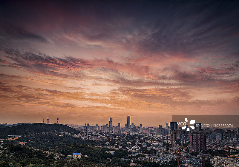大连炮台山图片素材