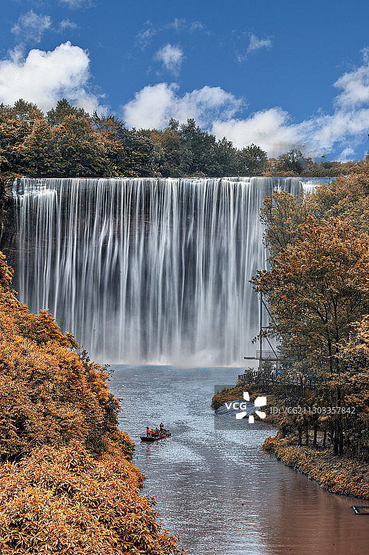 重庆万州大瀑布图片素材