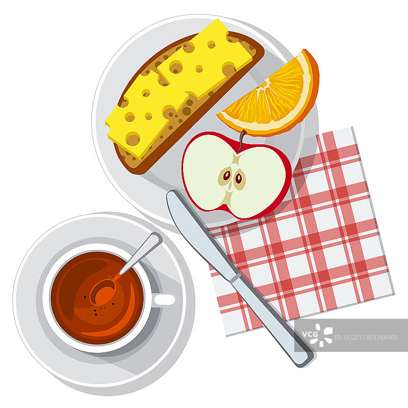 茶饮早餐图片素材