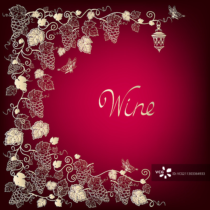 复古葡萄酒背景图片素材