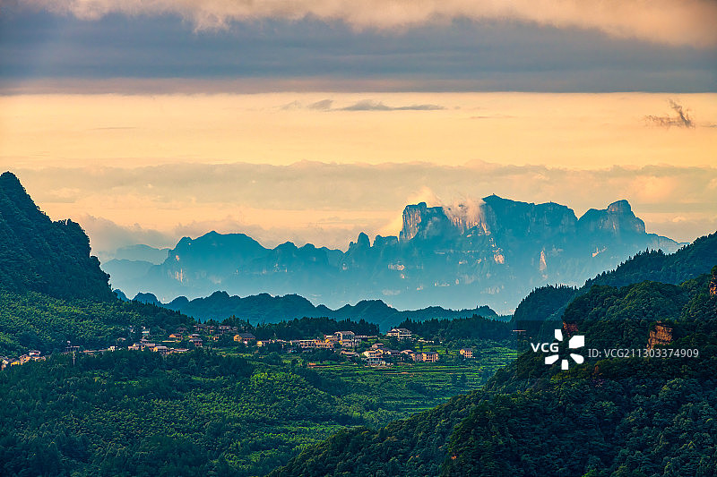 天子山风光图片素材