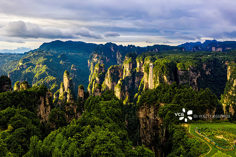 天子山风光图片素材