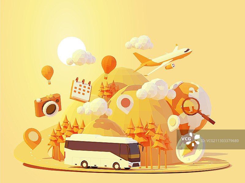 长途客车旅行图片素材