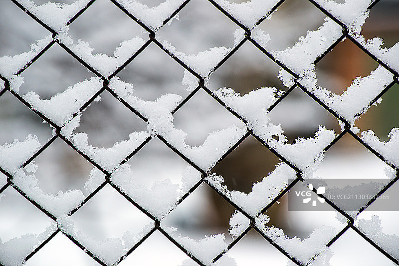 结冰的水全画幅图片素材