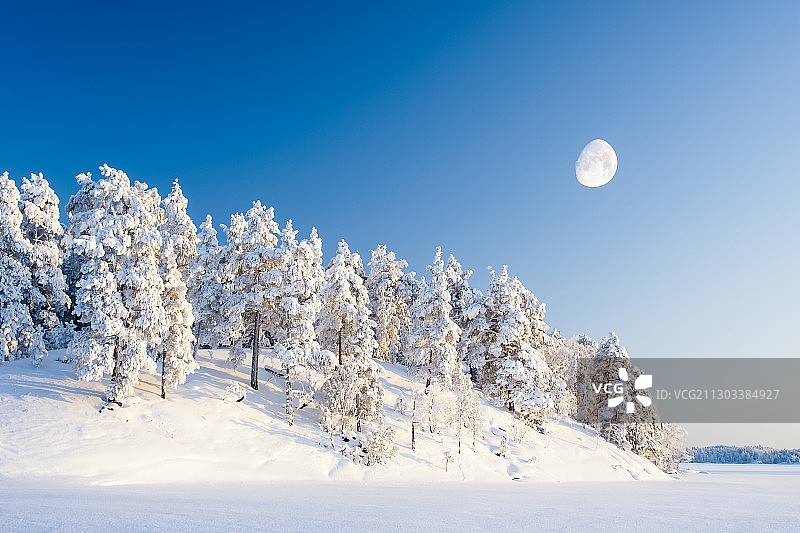 芬兰雪景风光图片素材