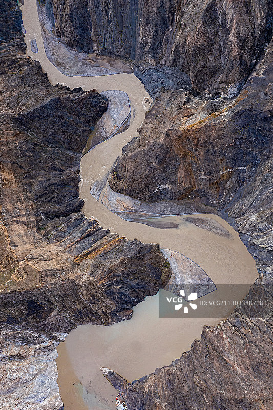祁连山冰沟河谷图片素材
