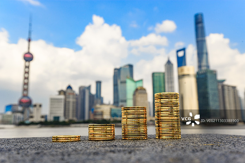 逐渐递增的财富图片素材