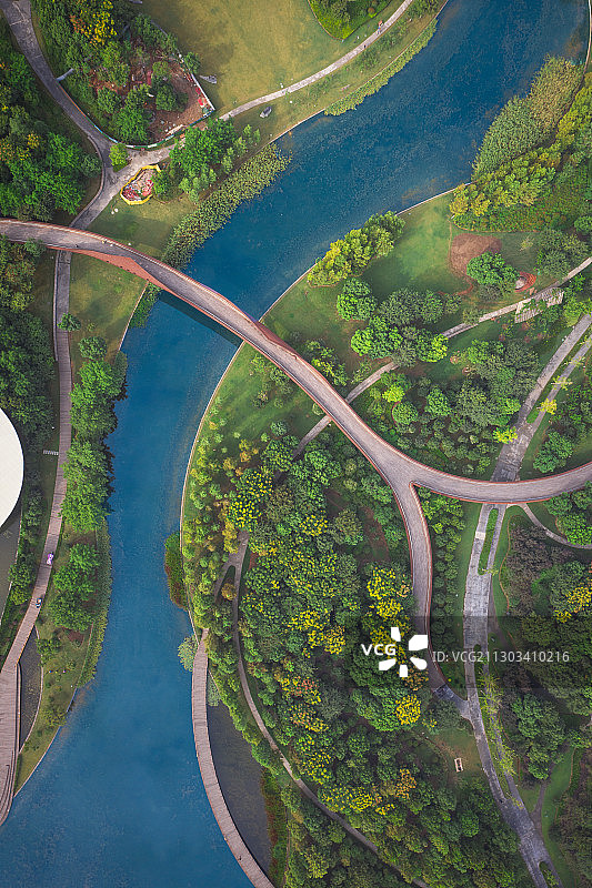 河西生态公园图片素材