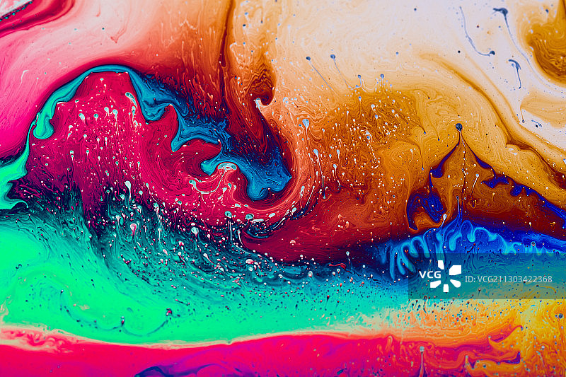 彩色颜料全画幅照片，澳大利亚昆士兰州邦德尔图片素材