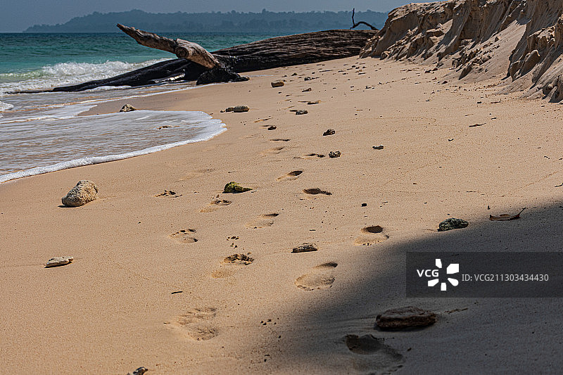 印度安达曼和尼科巴群岛海滩风光图片素材