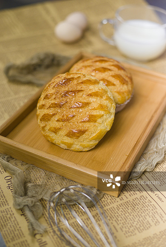 经典菠萝包图片素材