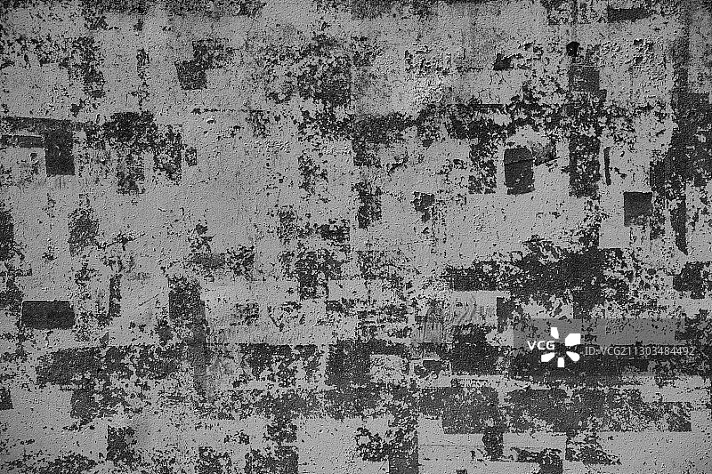 日本东京新宿风化墙壁全景照片图片素材