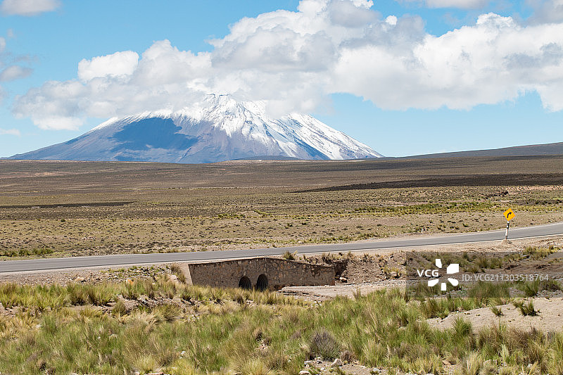 秘鲁阿雷基帕壮丽的风景图片素材