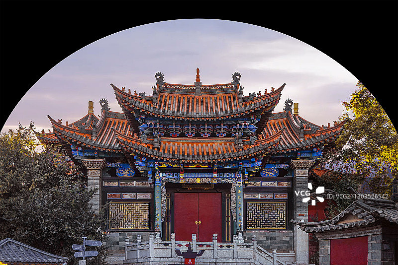 官渡古镇～法定寺图片素材