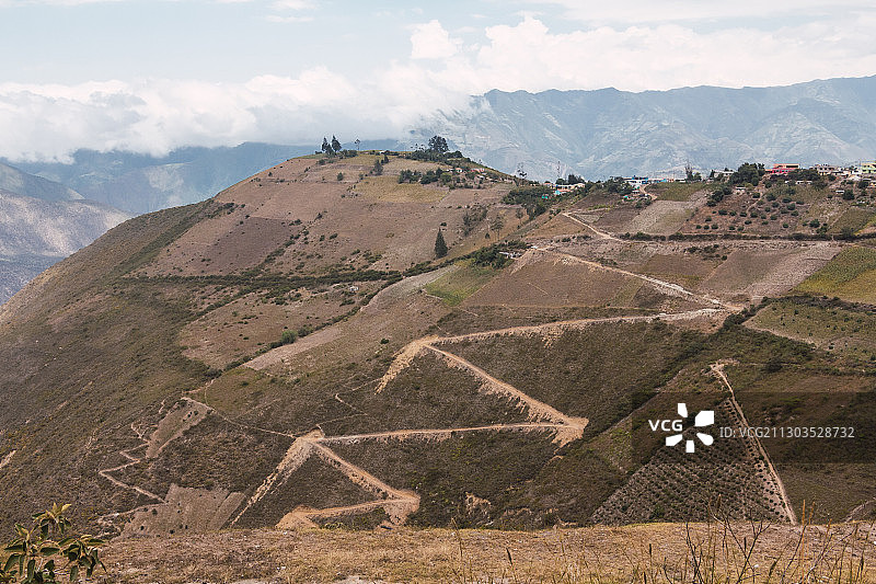厄瓜多尔的田野风光图片素材