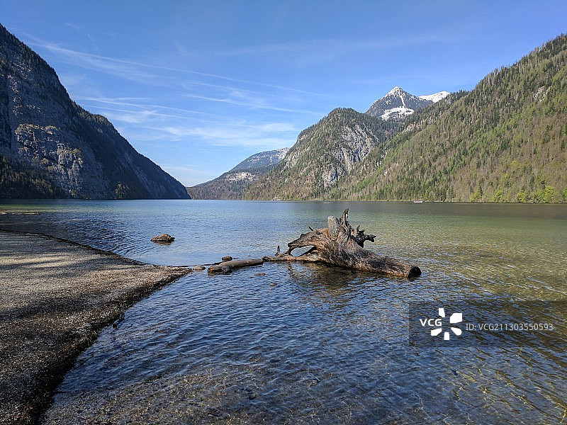 德国巴伐利亚州湖光山色美景图片素材