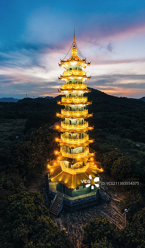 广州市从化文峰塔图片素材