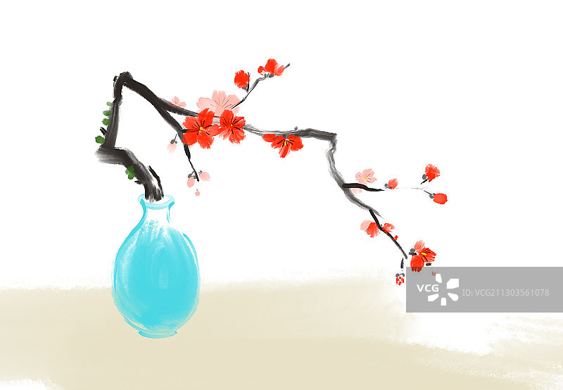 冬季梅花图片素材