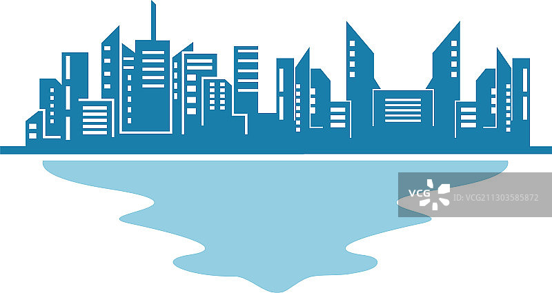 房地产现代城市建筑模板图片素材