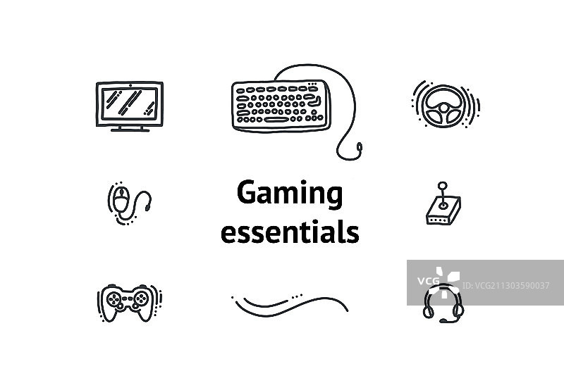 电子游戏必备设备图片素材