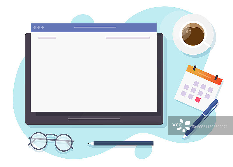 数字设备空白网页浏览器窗口图片素材