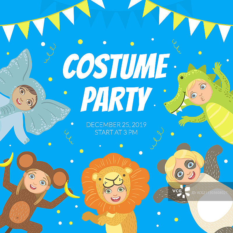 化装舞会banner节日邀请卡图片素材