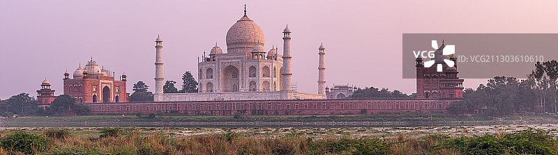 印度北方邦阿格拉清真寺景观图片素材