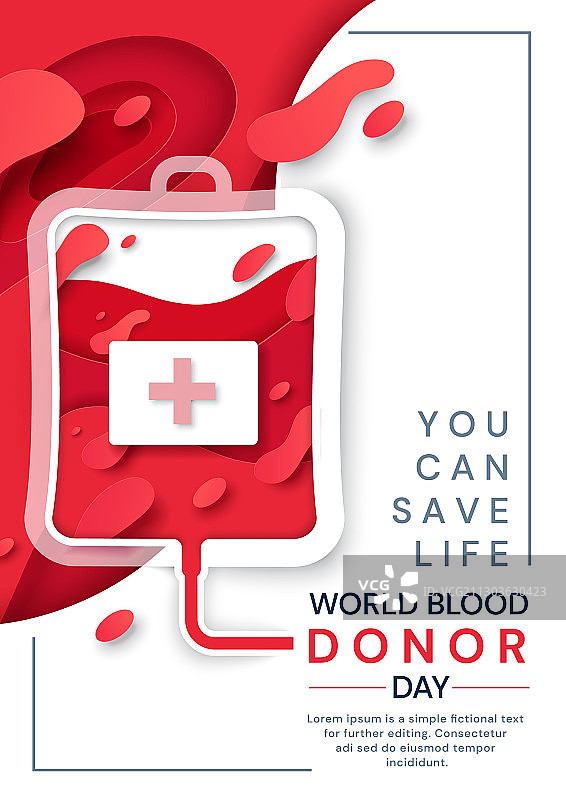 你可以拯救生命 - 世界献血日图片素材