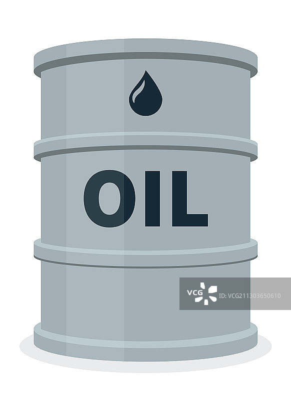 灰色汽油燃料桶图片素材