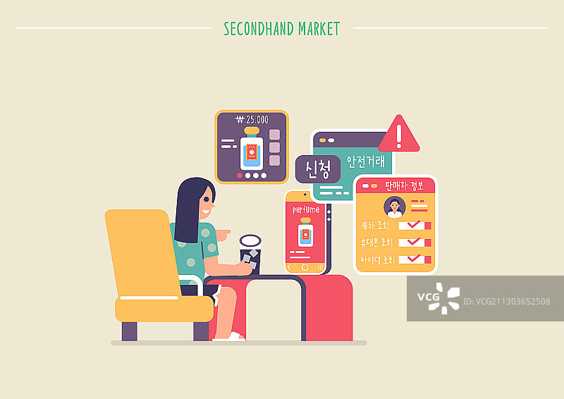 二手商品交易手机应用图片素材