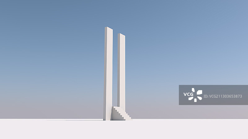 3D商业建筑图形图像样机背景图片素材