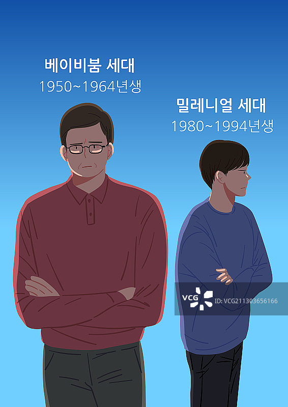 社会对立冲突与代沟，男性图片素材