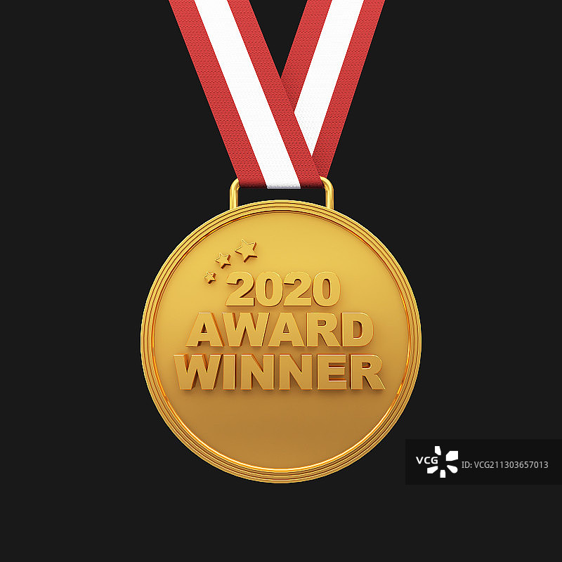 颁奖典礼年终派对奖杯3D合成图图片素材