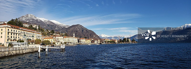 意大利贝拉焦科罗拉多海边建筑景观图片素材