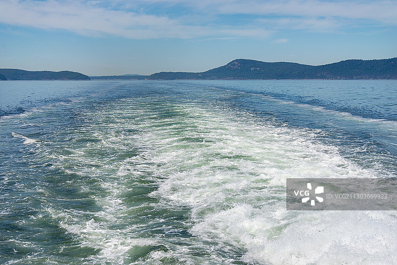 华盛顿州圣胡安岛海景，美国图片素材