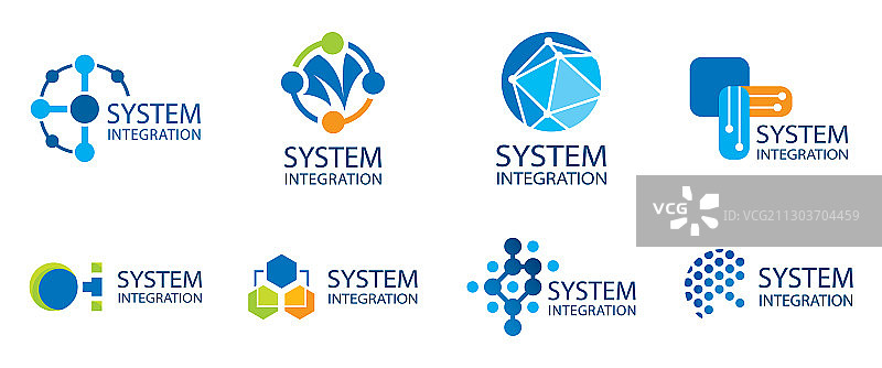 logo 系统集成标志图片素材
