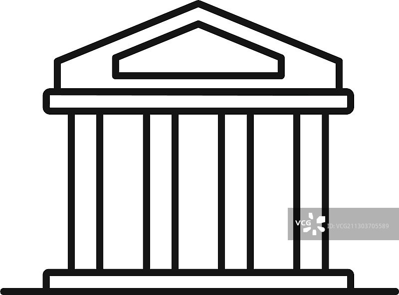 银行洗钱图标轮廓样式图片素材