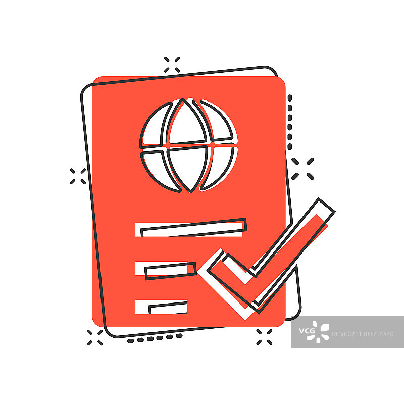 漫画风格的待办事项清单图标图片素材