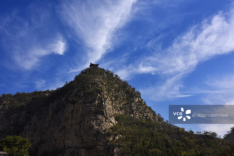 河南鹤壁市淇县古灵山图片素材