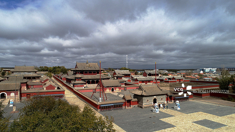 感受古建之美——走进草原深处多伦汇宗寺图片素材